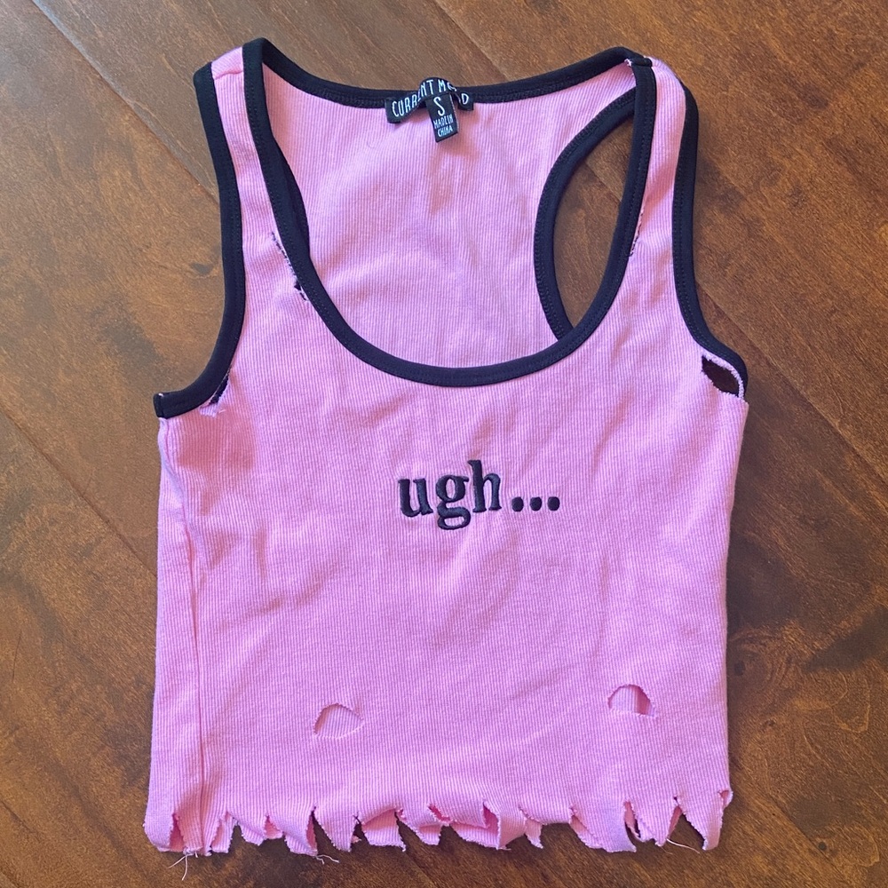 Current Mood Over It All “Ugh” Tank
